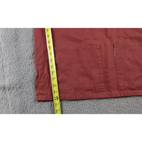 The Smock Shop Smock Red Brown S 34"-38" Pullover Fisherman Unisex Vintage 90s - Picture 6 of 6